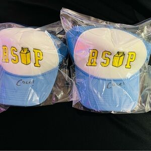 Blue and White RSVP Lyrical Lemonade Autographed by Cole Bennett